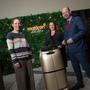 L R Shona Hendrick Anna Wadcock Mayor Jamie Driscoll